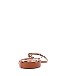 Pre-Owned Celine Triomphe Oval Crossbody Bag Canvas and Leather