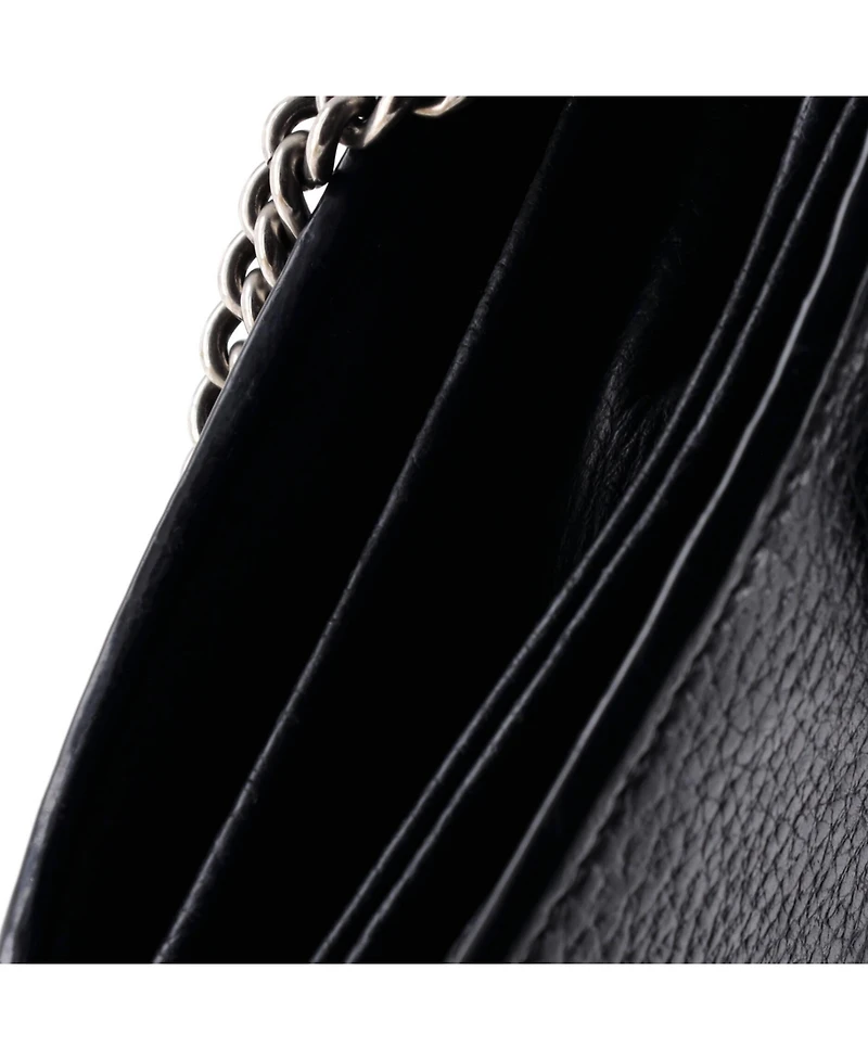 Pre-Owned Gucci Small Dionysus Chain Wallet Leather with Embellished Detail