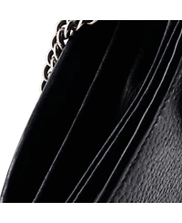 Pre-Owned Gucci Small Dionysus Chain Wallet Leather with Embellished Detail