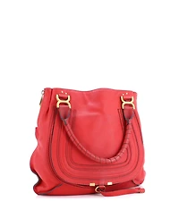 Pre-Owned Chloe Large Marcie Satchel Leather
