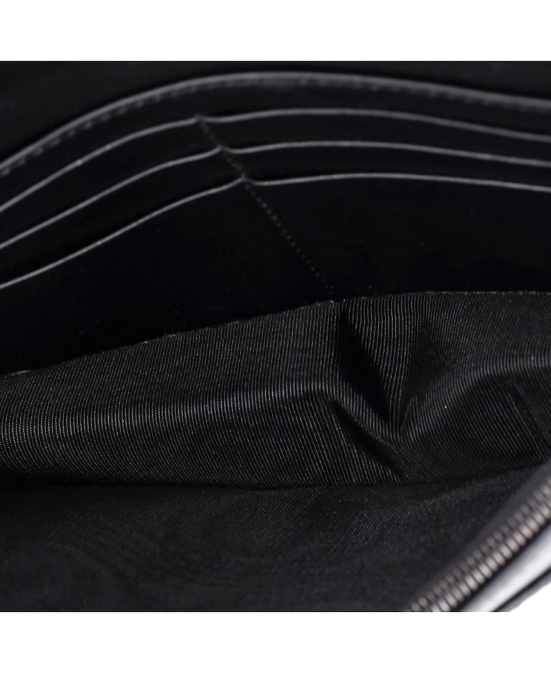 Pre-Owned Gucci Crystal Cat Wallet on Chain Guccissima Leather