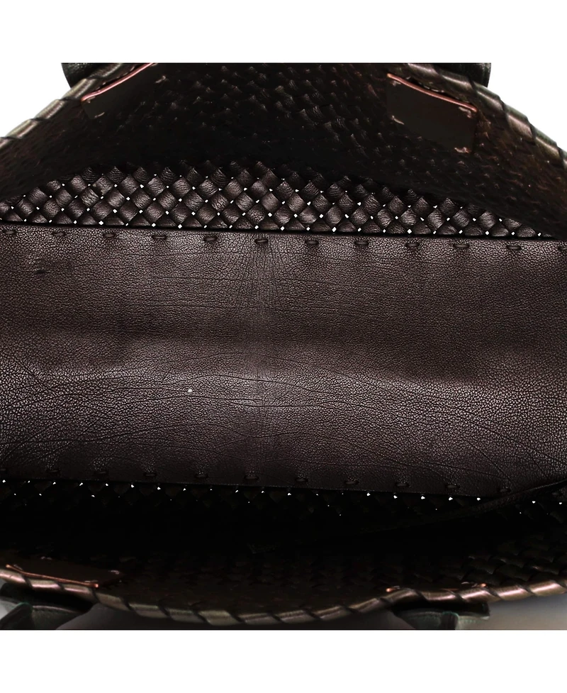 Pre-Owned Bottega Veneta Medium Cabat Tote Intrecciato Iridescent Nappa