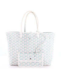 Pre-Owned Goyard Pm Saint Louis Tote Claire Voie Coated Canvas