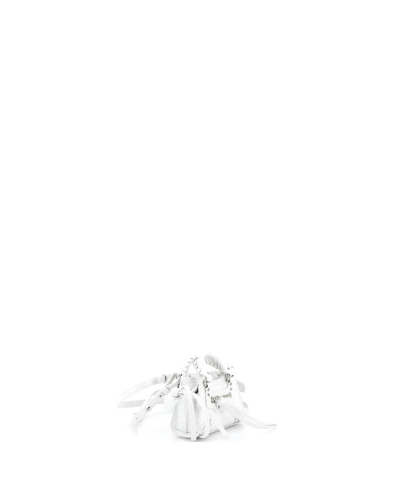 Pre-Owned Balenciaga Super Nano Neo Classic City Bag Embossed Leather