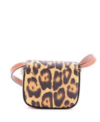 Pre-Owned Celine Mini Claude Shoulder Bag Printed Coated Canvas