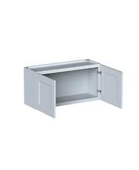 Boyel Living W36" Dove Short Wall Cabinet with Full Overlay Door for Custom Kitchen or Bathroom