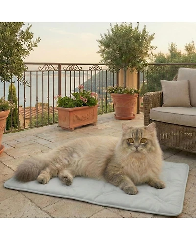 Aronkl Pet Cooling Mat for Dogs and Cats Soft Breathable Washable Non-slip Crate Pad Summer Chill Bed