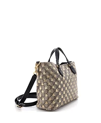 Pre-Owned Gucci Small Convertible Soft Tote Printed Gg Coated Canvas