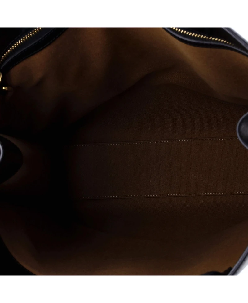 Pre-Owned Celine Large Vertical Cabas Tote Triomphe Coated Canvas