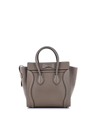 Pre-Owned Celine Micro Luggage Bag Grainy Leather