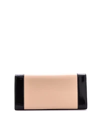 Pre-Owned Saint Laurent Long Classic Monogram Clutch Leather