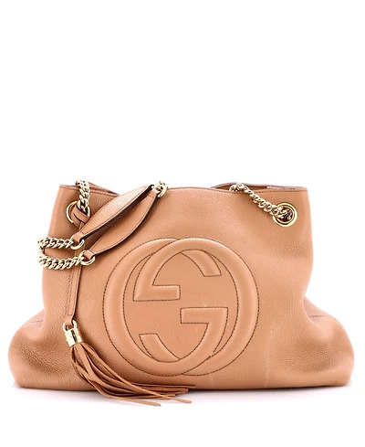 Pre-Owned Gucci Medium Soho Chain Strap Shoulder Bag Leather