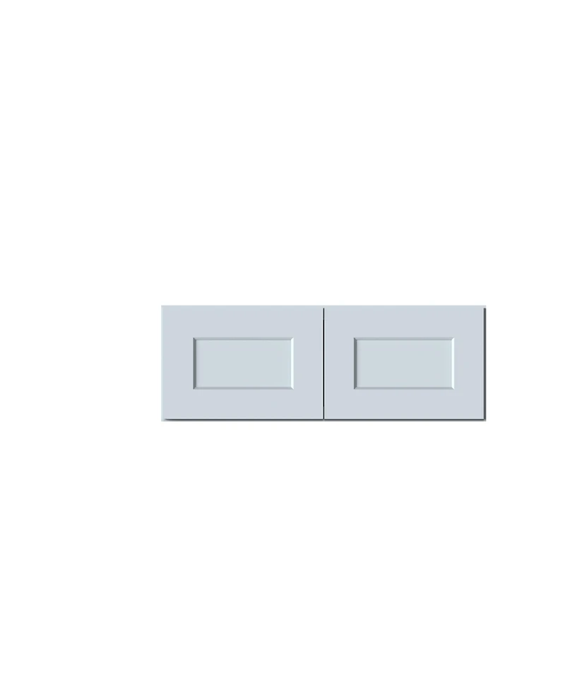 Boyel Living W33" Dove Short Wall Cabinet with Full Overlay Hdf Door for Custom Kitchen or Bathroom