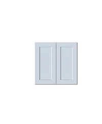 Boyel Living W30" Dove Wall Cabinet with Full Overlay Hdf Door for Custom Kitchen or Bathroom