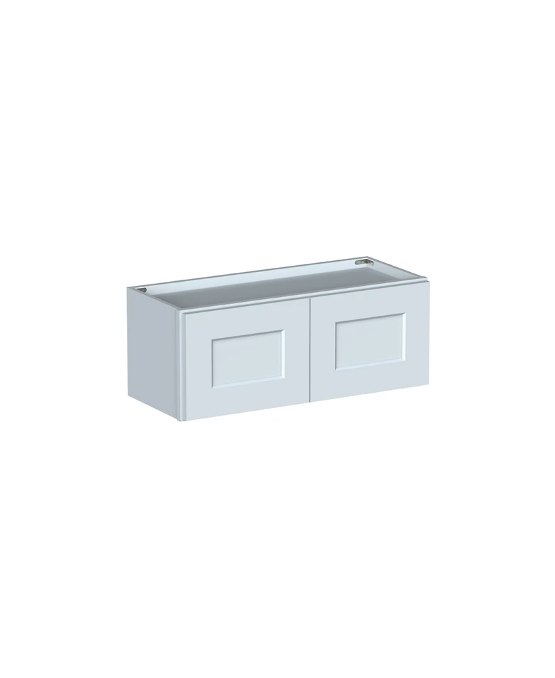 Boyel Living W30" Dove Short Wall Cabinet with Full Overlay Hdf Door for Custom Kitchen or Bathroom