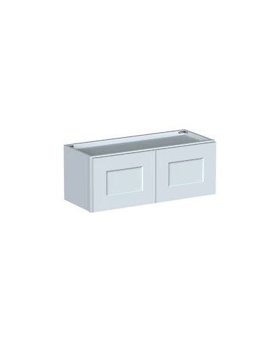 Boyel Living W30" Dove Short Wall Cabinet with Full Overlay Hdf Door for Custom Kitchen or Bathroom