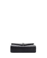 Pre-Owned Saint Laurent Medium Classic Monogram Envelope Satchel Mixed Matelasse Leather