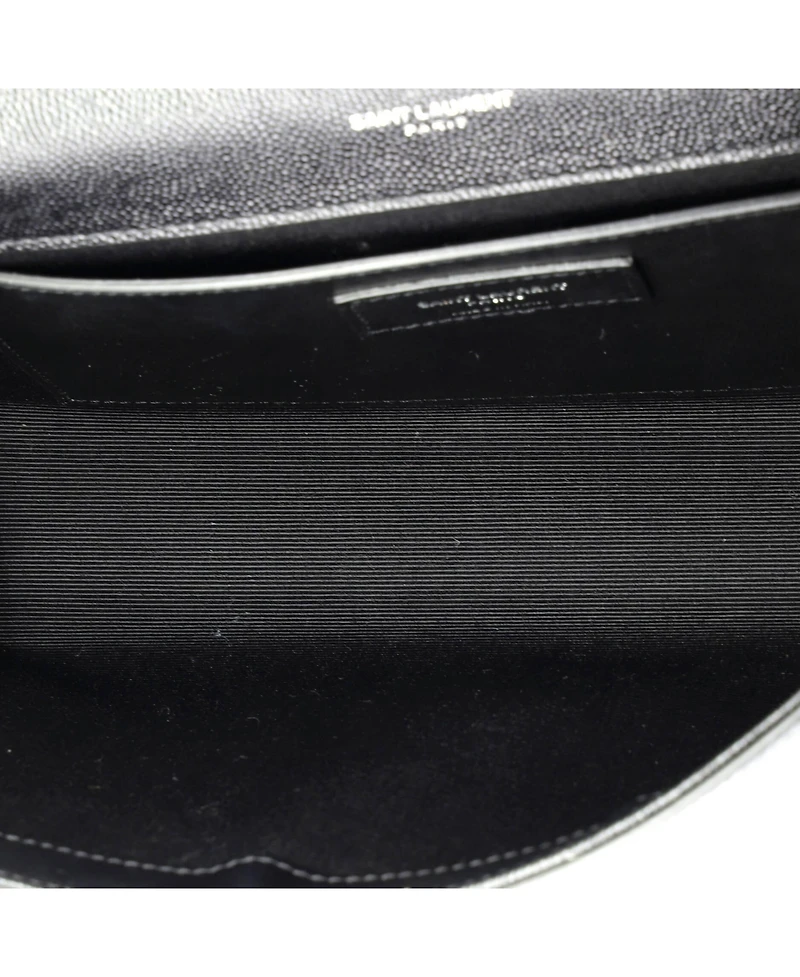 Pre-Owned Saint Laurent Medium Classic Monogram Crossbody Bag Grainy Leather