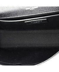 Pre-Owned Saint Laurent Medium Classic Monogram Crossbody Bag Grainy Leather