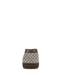 Pre-Owned Gucci Mini Ophidia Bucket Bag Gg Coated Canvas