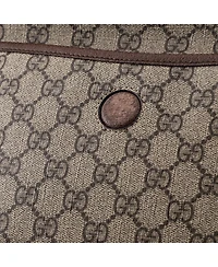Pre-Owned Gucci Neo Vintage Flap Belt Bag Gg Coated Canvas