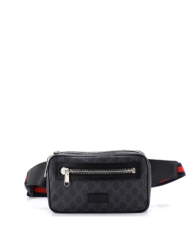 Pre-Owned Gucci Small Soft Zip Belt Bag Gg Coated Canvas