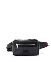 Pre-Owned Gucci Small Soft Zip Belt Bag Gg Coated Canvas