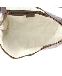 Pre-Owned Gucci Small Ophidia Half Moon Hobo Gg Coated Canvas