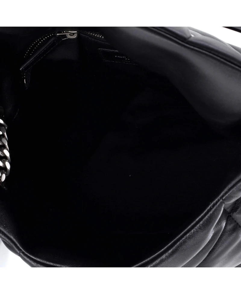 Pre-Owned Saint Laurent Loulou Puffer Shoulder Bag Quilted Leather