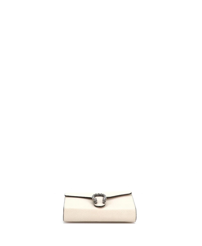 Pre-Owned Gucci Small Dionysus Chain Wallet Leather with Embellished Detail