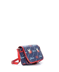 Pre-Owned Gucci x The Jetsons Flap Messenger Gg Astro Printed Coated Canvas