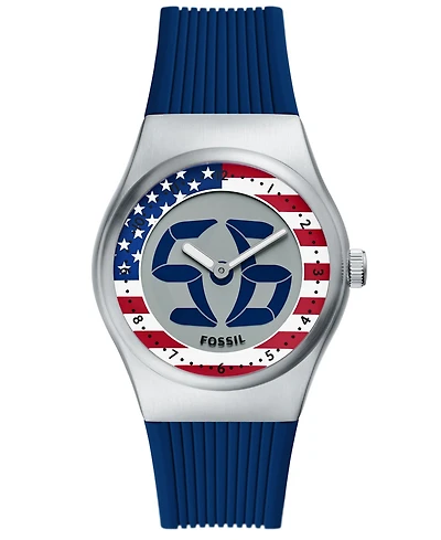 Fossil Men's World Flags Big Tic Usa Watch 40mm