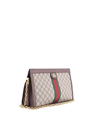 Pre-Owned Gucci Medium Ophidia Chain Shoulder Bag Gg Coated Canvas
