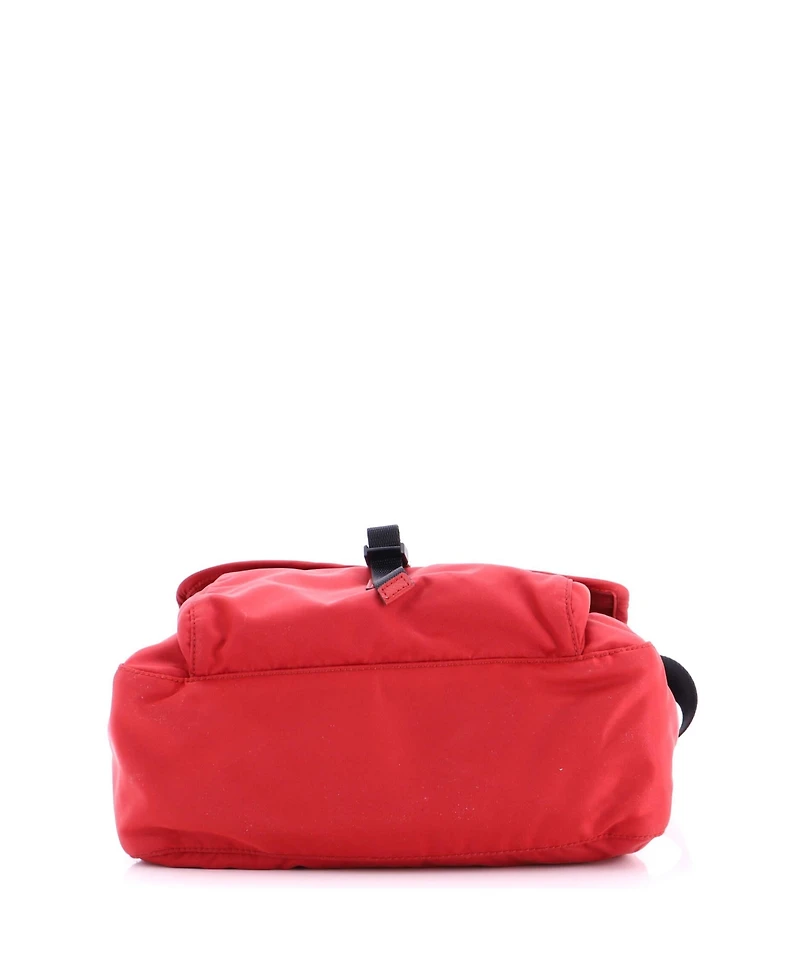 Pre-Owned Prada Small Buckle Messenger Bag Tessuto