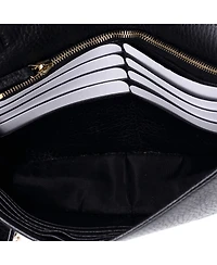 Pre-Owned Gucci Interlocking Wallet on Chain Leather