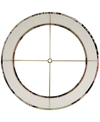 Springcrest 13" Top x 15" Bottom x 11" High x 11" Slant Print Lamp Shade Replacement Drum Leaves Spider Harp Finial