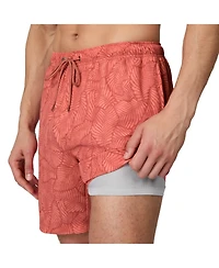 Free Country Men's Paradise Palm Swim Short