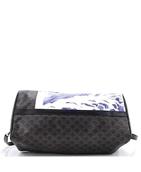 Pre-Owned Celine Large x David Weiss Voyage Duffle Bag Printed Triomphe Coated Canvas
