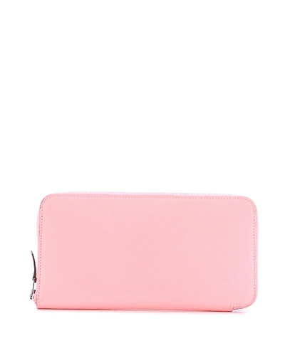 Pre-Owned Hermes Long Azap Zip Around Wallet Silk'in Epsom