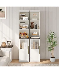 gaomon 70" Slim Tall Narrow Bathroom Storage Cabinet with Door and Adjustable Shelves, Freestanding