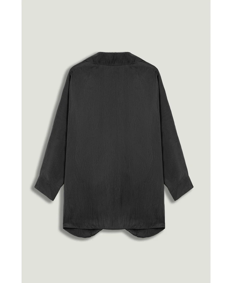 Nocturne Women's Front-Tie Longline Shirt