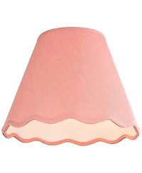 Springcrest Mylie Rose Pink Scallop Empire Shade 6x12x9.5x9