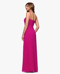 Xscape Women's Sleeveless Square Neck Gown