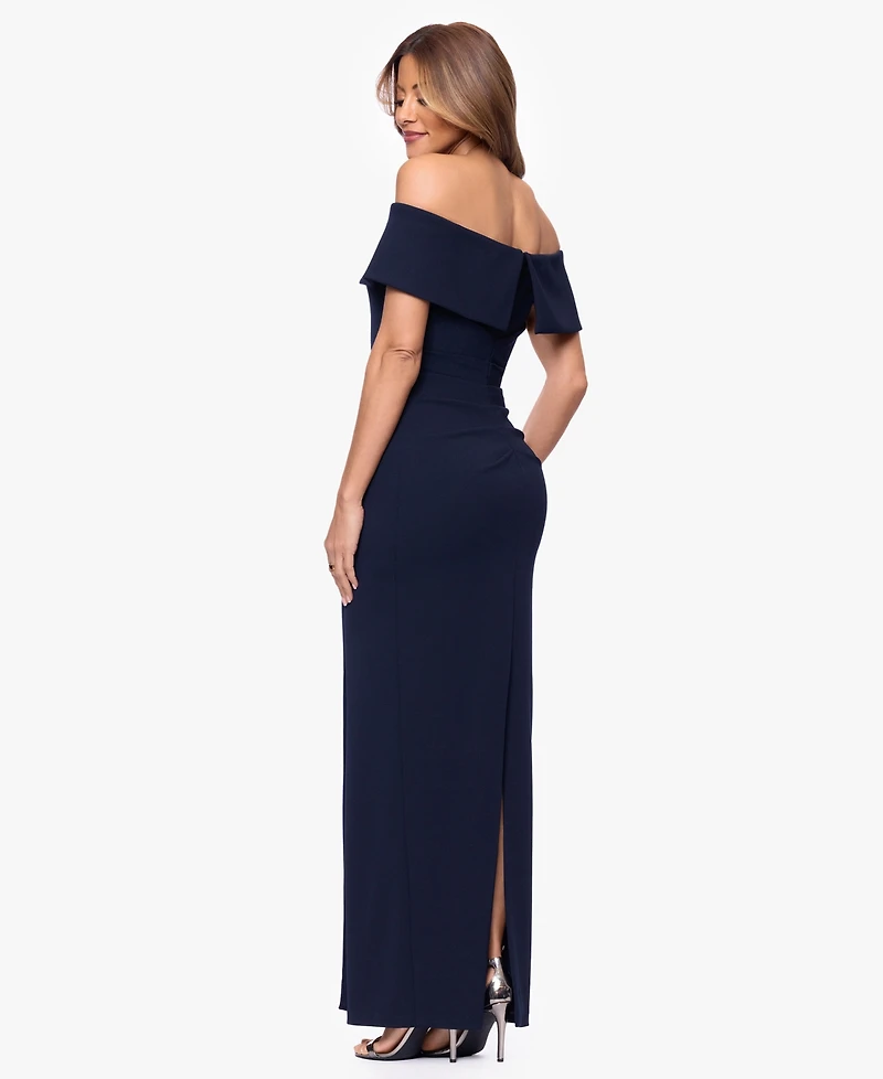 Xscape Women's Off-The-Shoulder Gown