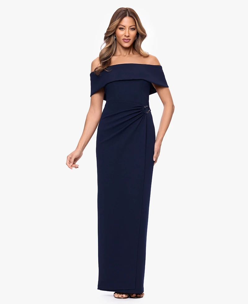 Xscape Women's Off-The-Shoulder Gown