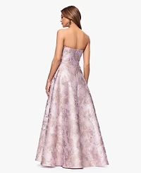 Xscape Women's Strapless Sleeveless Ball Gown
