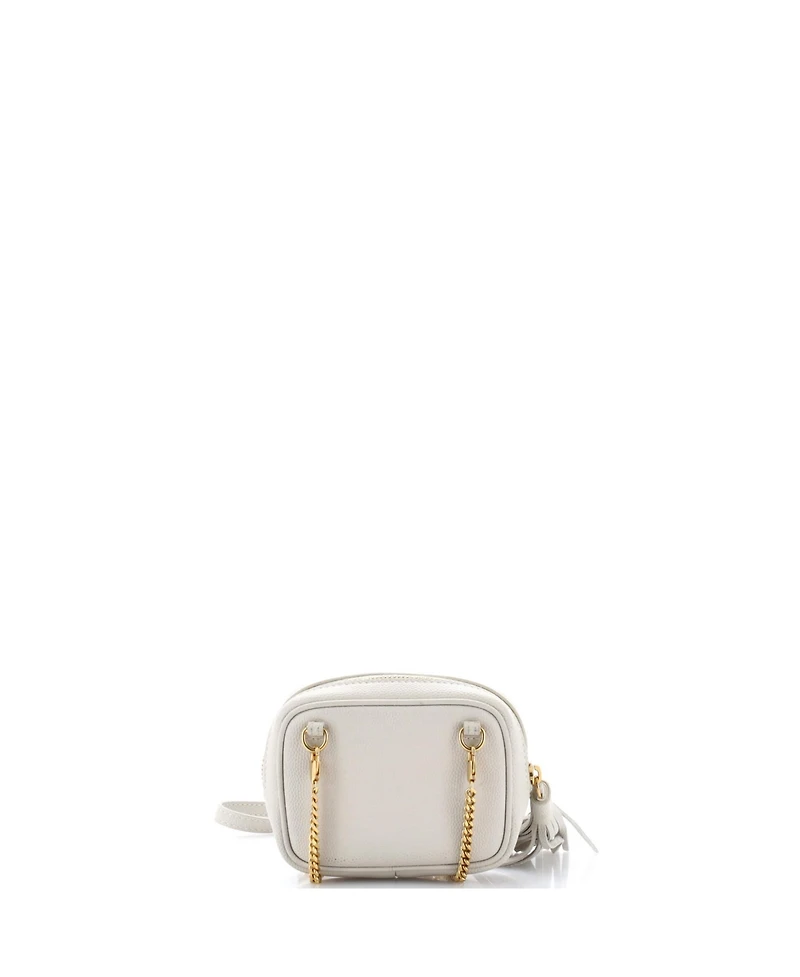 Pre-Owned Saint Laurent Baby Lou Camera Bag Matelasse Chevron Leather