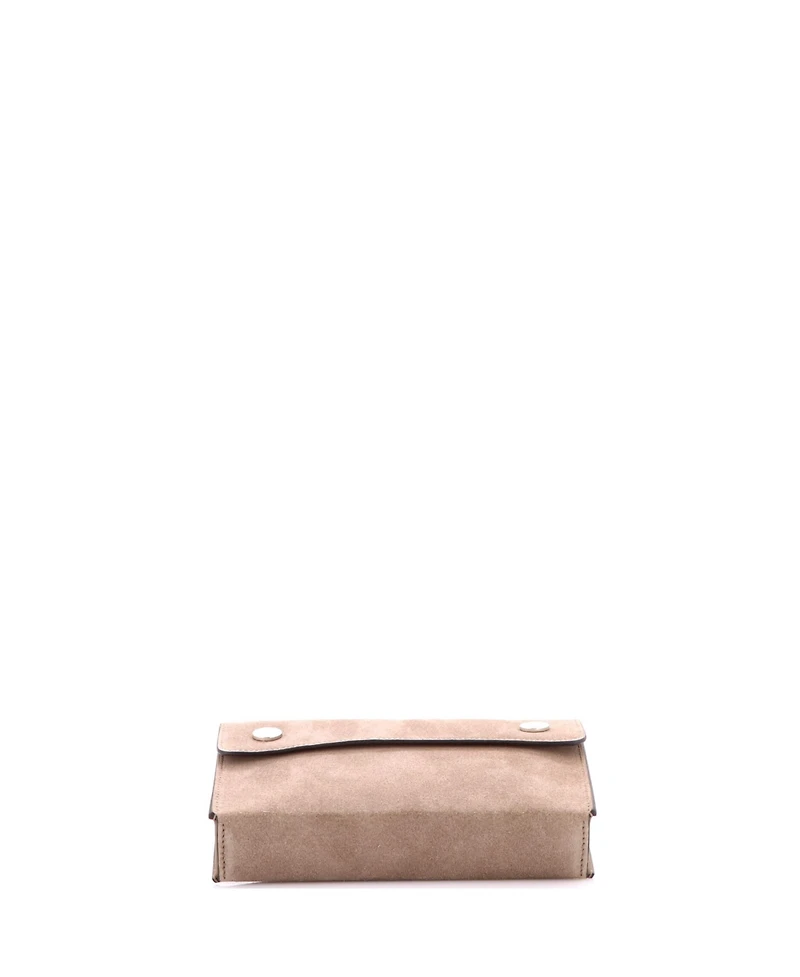 Pre-Owned HERMES Hermesnap Wallet Bag Grizzly and Swift