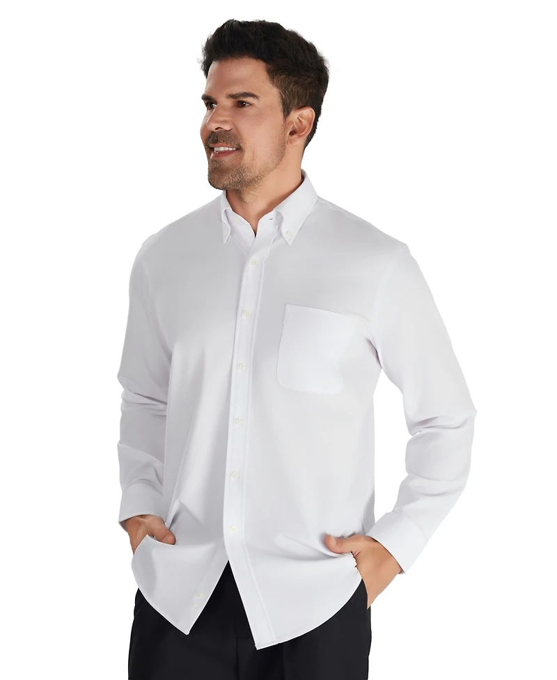 Club Room Men's Regular-Fit Long-Sleeve Dress Shirt