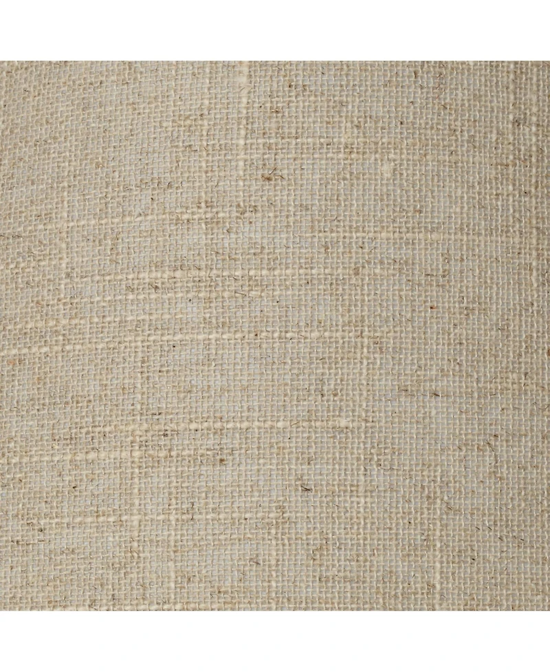 Springcrest Set of 2 Empire Lamp Shades Fine Burlap Medium 5" Top x 15" Bottom x 10.5" High Spider Replacement Harp Finial Fitting